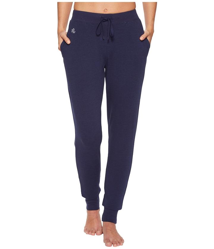 Lauren Ralph Lauren - Long Sleeve French Terry Jogger Pants