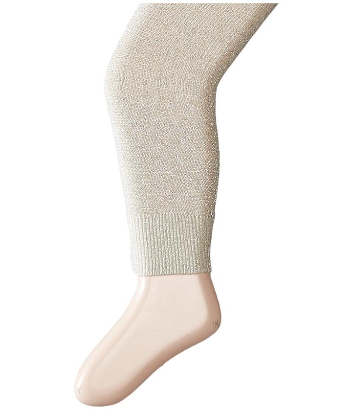 Hatley Kids - Cream Glitter Knit Tights