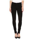 Hudson - Ciara Super Skinny Exposed Buttons Jeans In Black