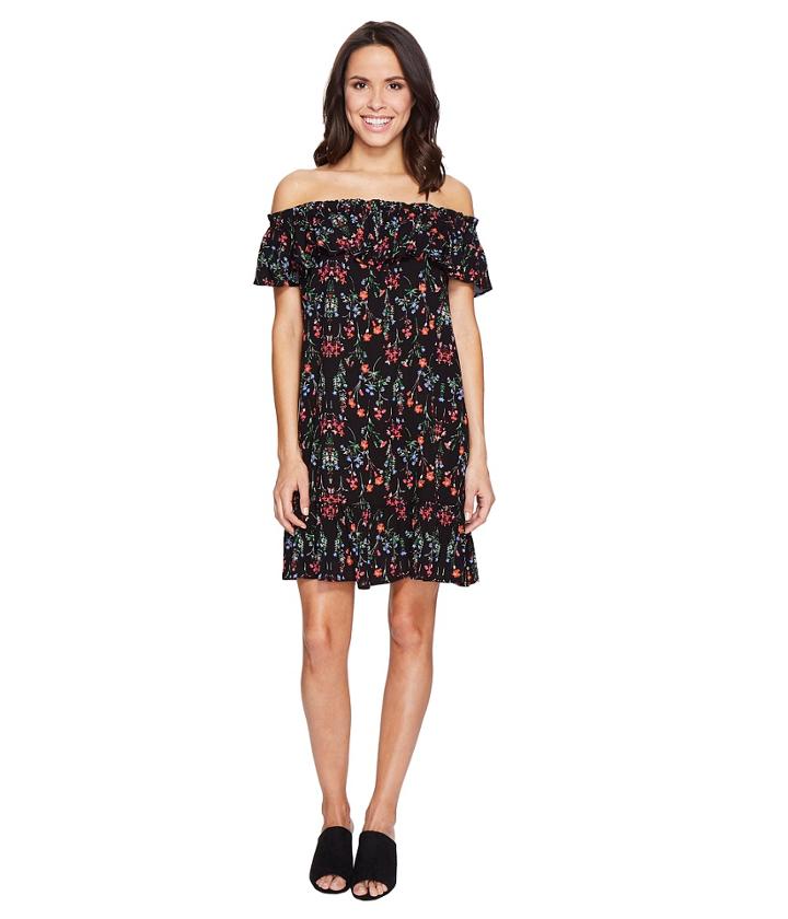 Brigitte Bailey - Thedra Off The Shoulder Ruffle Dress