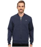 Lacoste - L!ve Long Sleeve Double Face Hybrid Bomber Sweatshirt