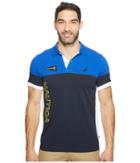 Nautica - Short Sleeve Logo Blocked Polo
