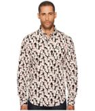 Naked &amp; Famous - Lucky Cats Print Shirt