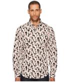 Naked &amp; Famous - Lucky Cats Print Shirt