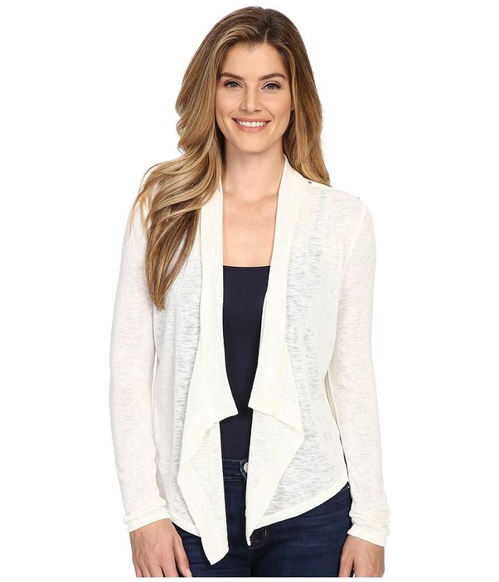 Calvin Klein Jeans - Linen Look Mixed Media Cardigan