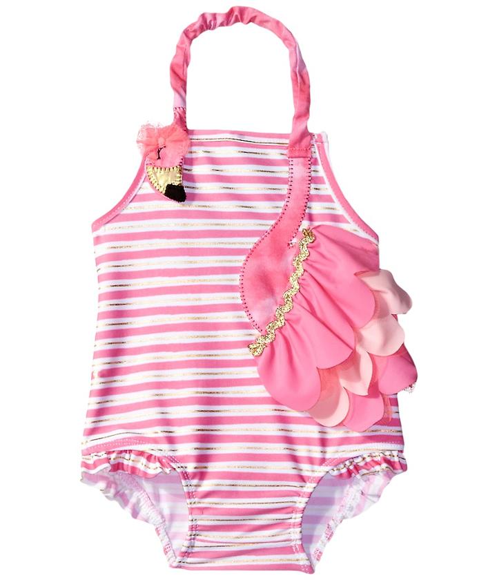 Mud Pie - Flamingo Ruffle Swimsuit