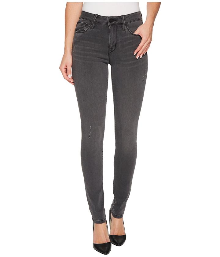 Sanctuary - Saige Curvy Skinny Pants W/ Black Rose Embroidery
