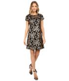 Jessica Simpson - Scroll Embellished Sequin Dress