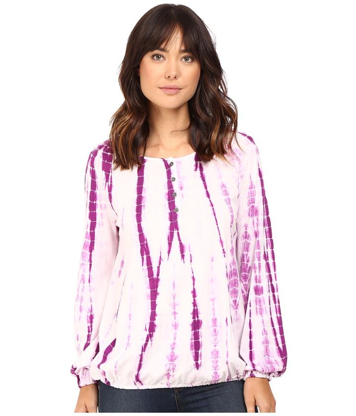 Rock And Roll Cowgirl - Long Sleeve Henley 46-8208