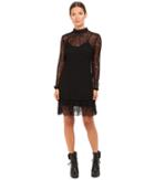 Mcq - Gather Ruffle Blouse Dress Lace