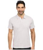 Perry Ellis - 2-button Printed Pima Cotton Polo