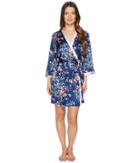 Oscar De La Renta Pink Label - Floral Print Silky Charmeuse 35 Wrap