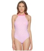 Letarte - Lace High Neck One-piece