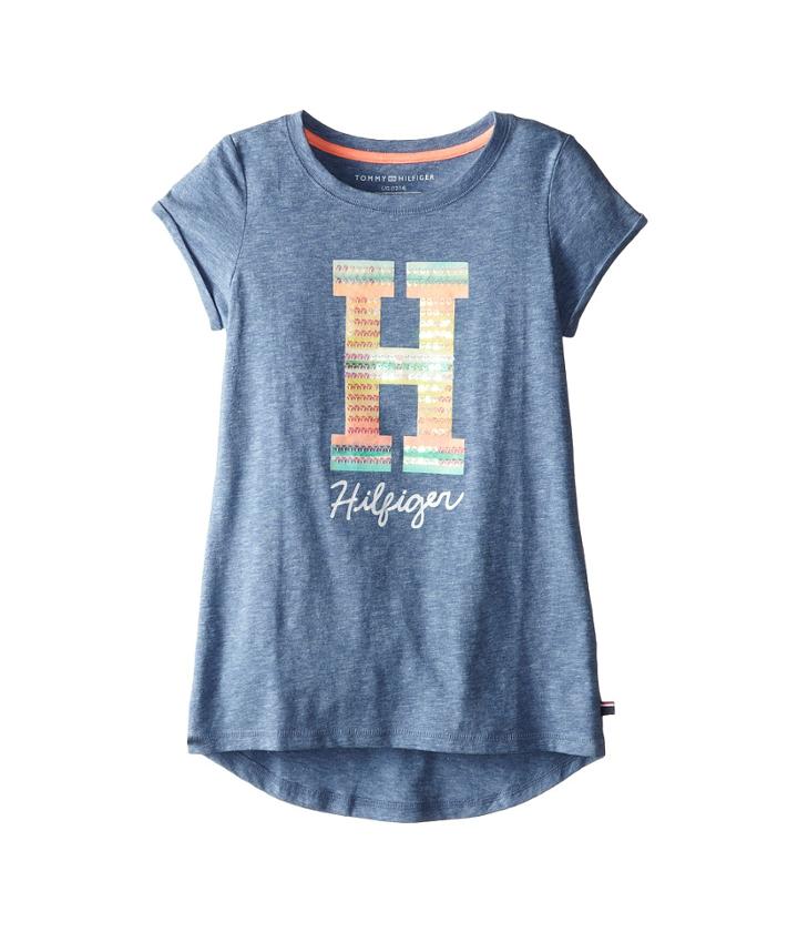 Tommy Hilfiger Kids - Watercolor H Embellished Top