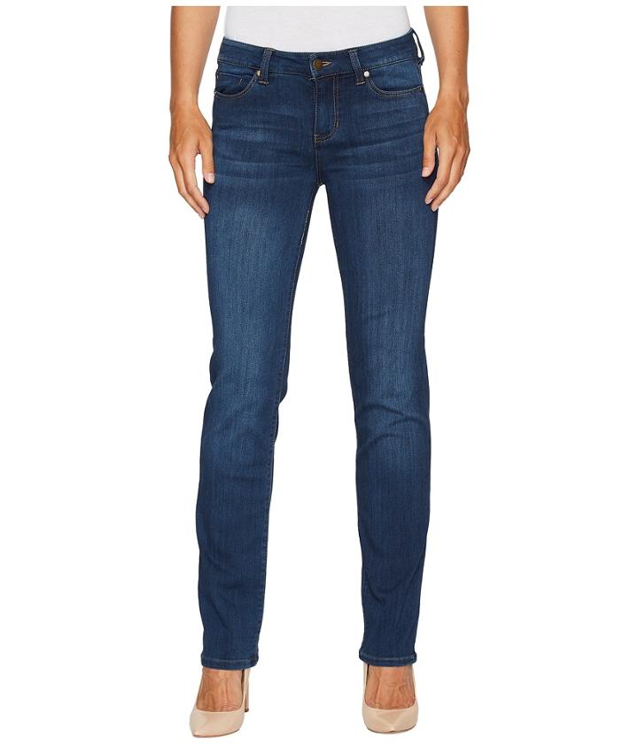 Liverpool - Sadie Straight Jeans In Silky Soft Stretch Denim In Helms Dark