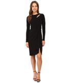 Catherine Catherine Malandrino - Long Sleeve Keyhole Dress