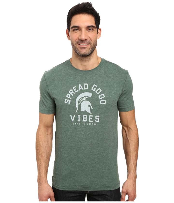 Life Is Good - Spg Michigan State Short Sleeve Tee