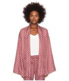 The Kooples - Kimono En Soie Style Pyjama Imprime