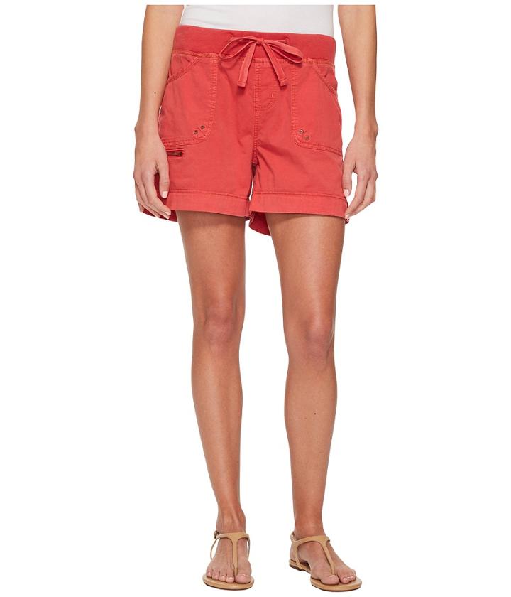 Jag Jeans - Diana Knit Waist 5 Drawstring Shorts In Breezy Poplin
