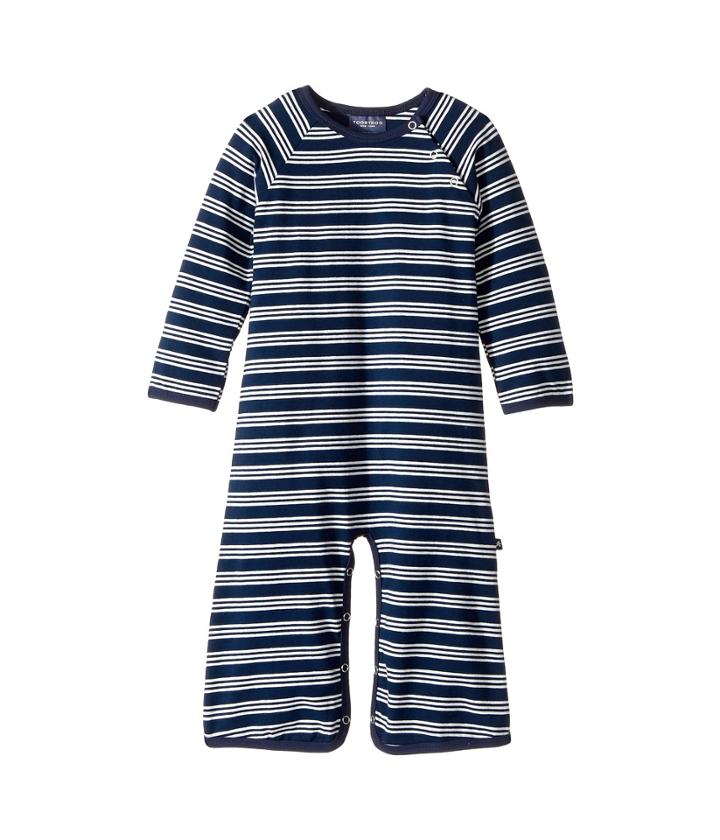 Toobydoo - French Stripe Jersey Knit Bootcut Jumpsuit