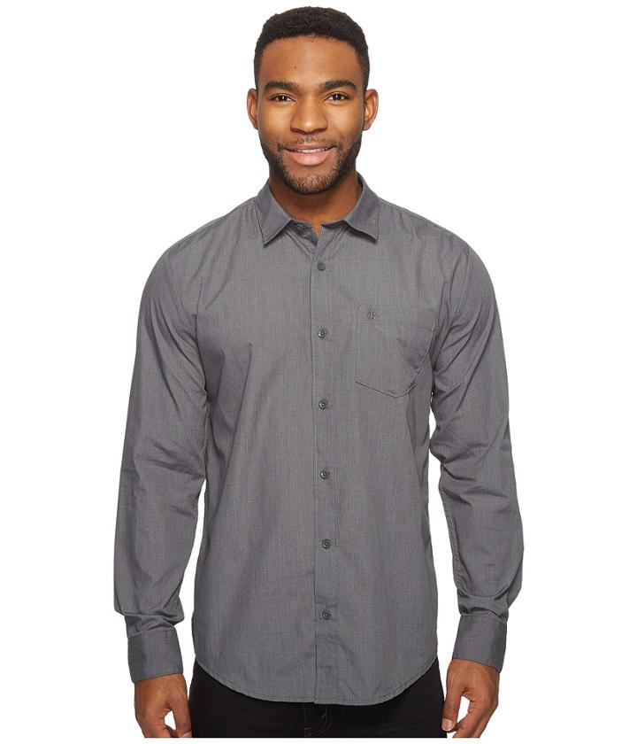 Volcom - Everett Solid Long Sleeve Woven