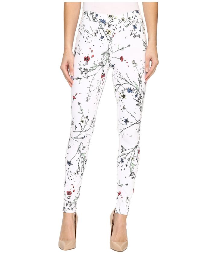 Hue - Floral Curvy Fit Denim Leggings