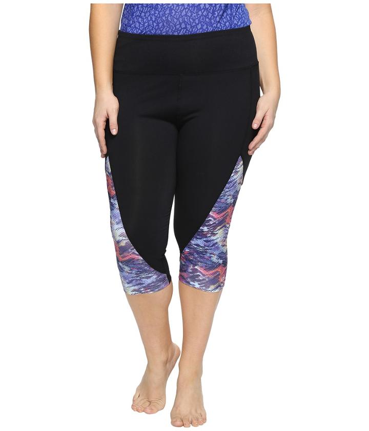 Marika Curves - Plus Size Slimming High-rise Capri Leggings
