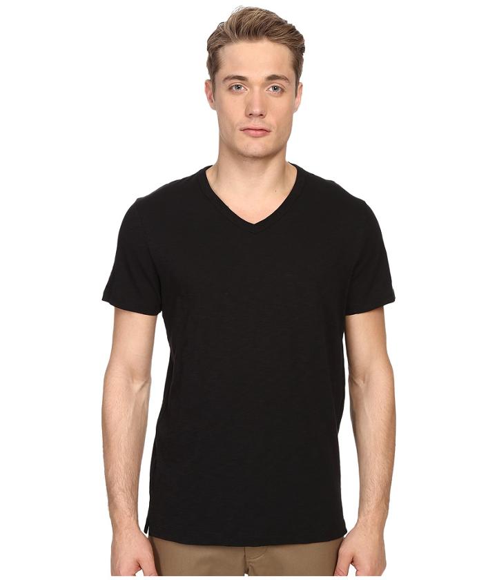 Vince - Short Sleeve Slub V-neck Shirt