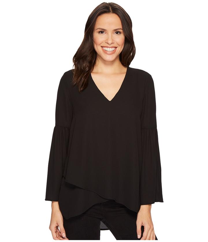 Karen Kane - Crossover Bell Sleeve Top