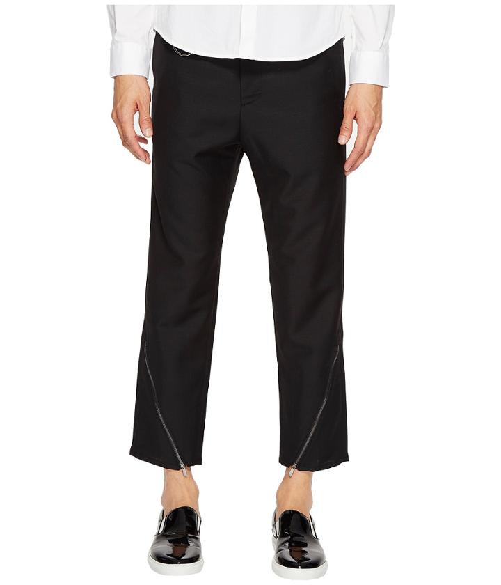 D.gnak - Oblique Zip Pants