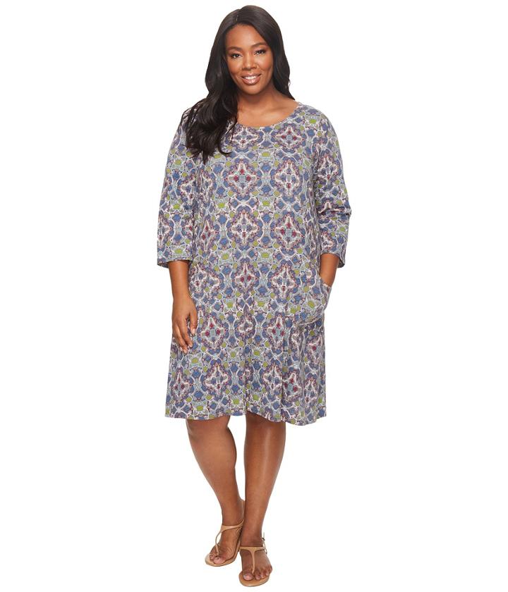 Extra Fresh By Fresh Produce - Plus Size Tile Play Dalia Dress