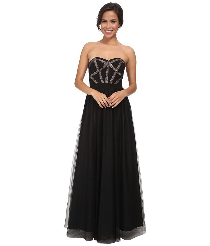 Aidan Mattox - Strapless Corset Ball Gown