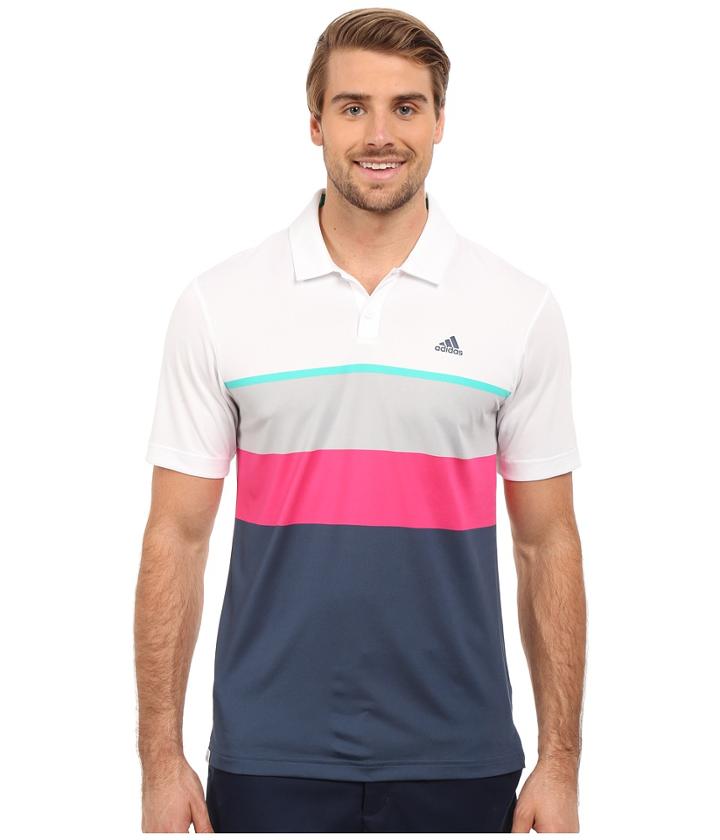 Adidas Golf - Climacool Engineered Stripe Polo