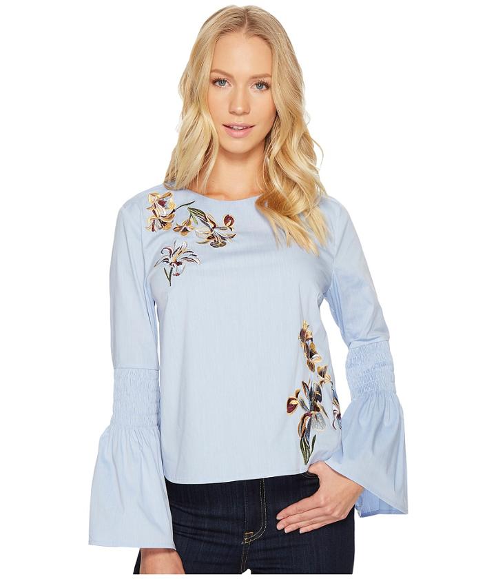 Catherine Catherine Malandrino - Long Sleeve Ruffle Dress Shirt