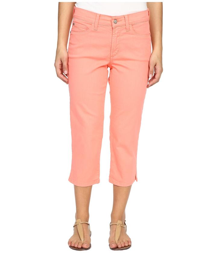 Nydj Petite - Petite Ariel Crop In Pale Guava