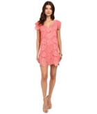 Bb Dakota - Jacqueline Scallop Lace V-neck Dress