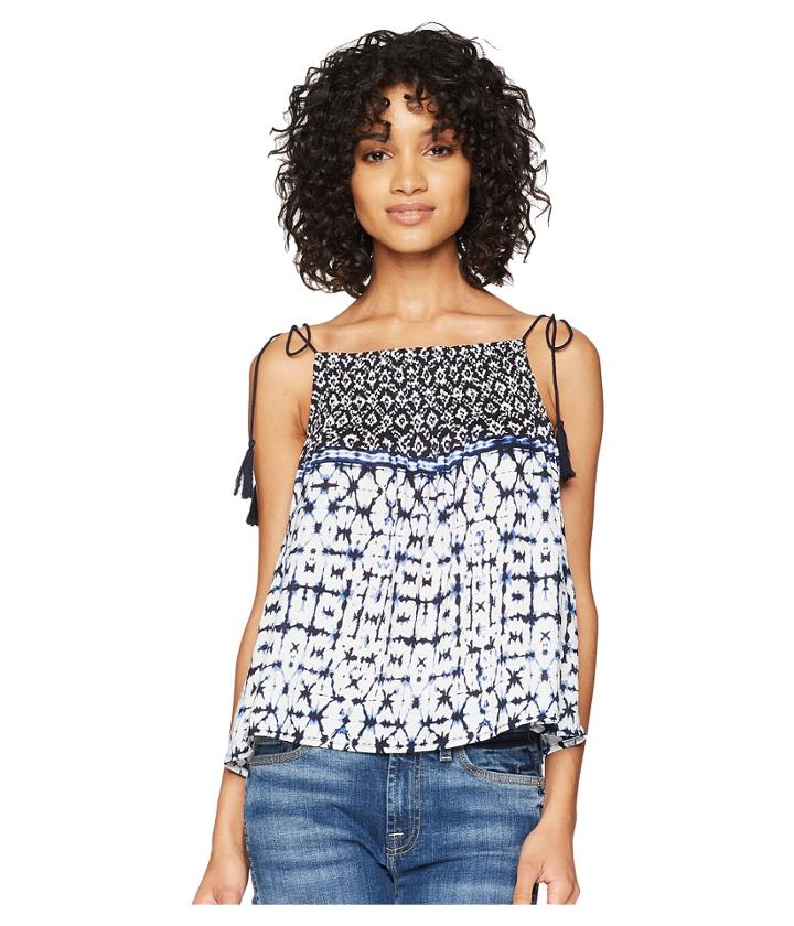 Bb Dakota - Torina Printed Tank Top With Smocking