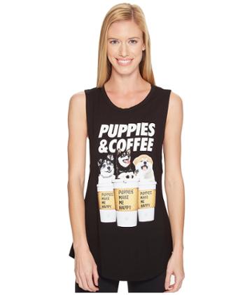 Puppies Make Me Happy - Puppies Coffee - Sleeveless