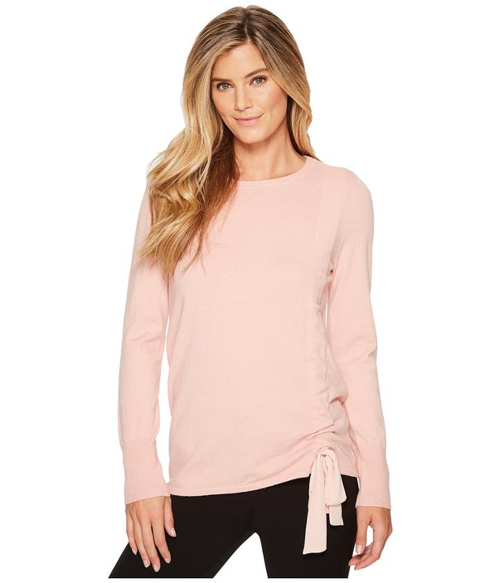 Ivanka Trump - Long Sleeve Georgette Bow Sweater