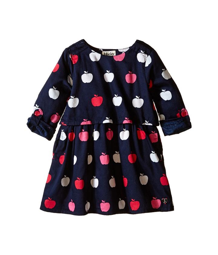 Hatley Kids - Nordic Apples Cotton Satteen 2 Layer Dress