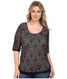 Roper - Plus Size 0430 All Over Lace Tee