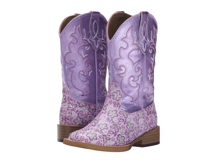 Roper Kids - Lavender Square Toe Boot