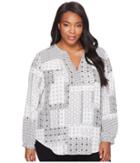 Nydj Plus Size - Plus Size Peasant Top