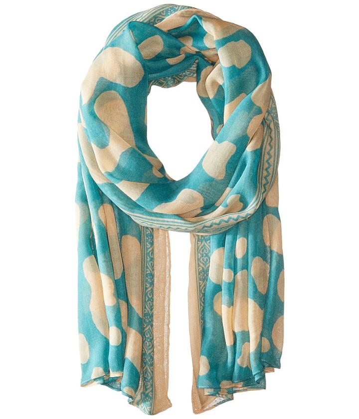 San Diego Hat Company - Bss1546 All Over Spots And Border Print Scarf