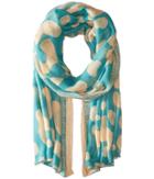 San Diego Hat Company - Bss1546 All Over Spots And Border Print Scarf
