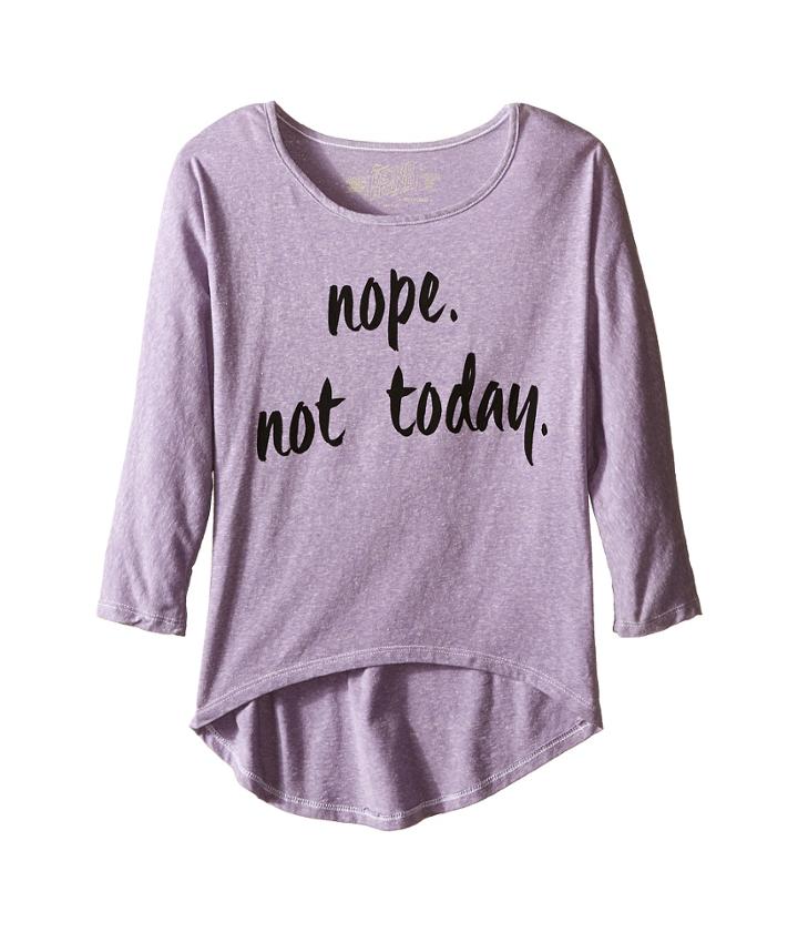 The Original Retro Brand Kids - Tri-blend Pullover Nope Not Today