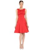 Zac Posen - Satin Double Face Duchess Fit And Flare Sleeveless Dress