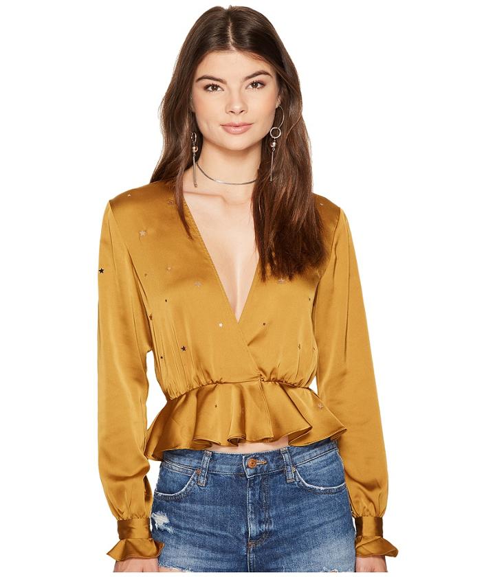 For Love And Lemons - Twinkle Long Sleeve Blouse