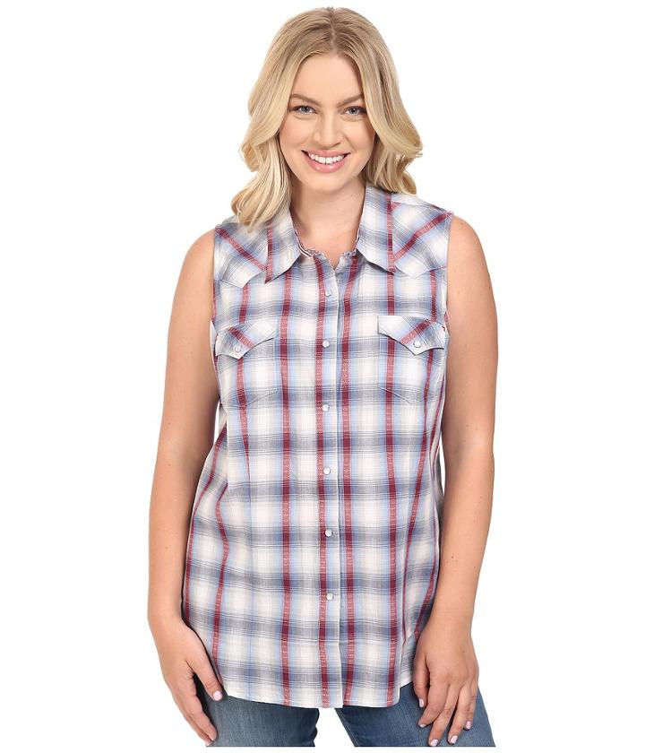 Roper - Plus Size 0436 Sunset Dobby Plaid