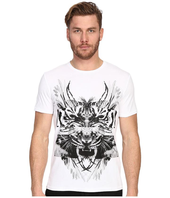 Just Cavalli - Tiger/kraken Graphic Short Sleeve Tee